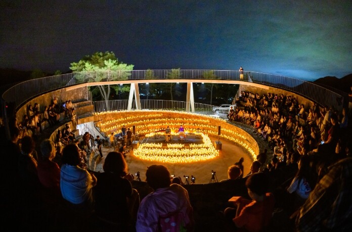남해바래길 작은음악회‘캔들콘서트’성황...
